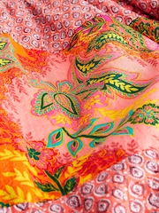 Bright Pink/Red Frill Sleeve Summer Dress - Image 7 of 7