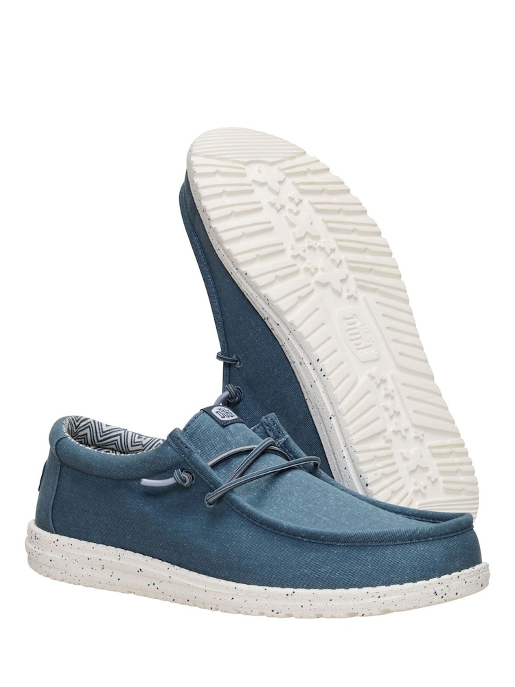 HEYDUDE Wally Stretch Canvas Slip on Shoes - תמונה 5 מתוך 5 HEYDUDE Wally Stretch Canvas Slip on Shoes - תמונה 5 מתוך 5