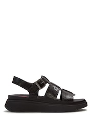 FitFlop Black Fitflop X Keith Haring Gen-Ff Fisherman Sandals - Image 1 of 4