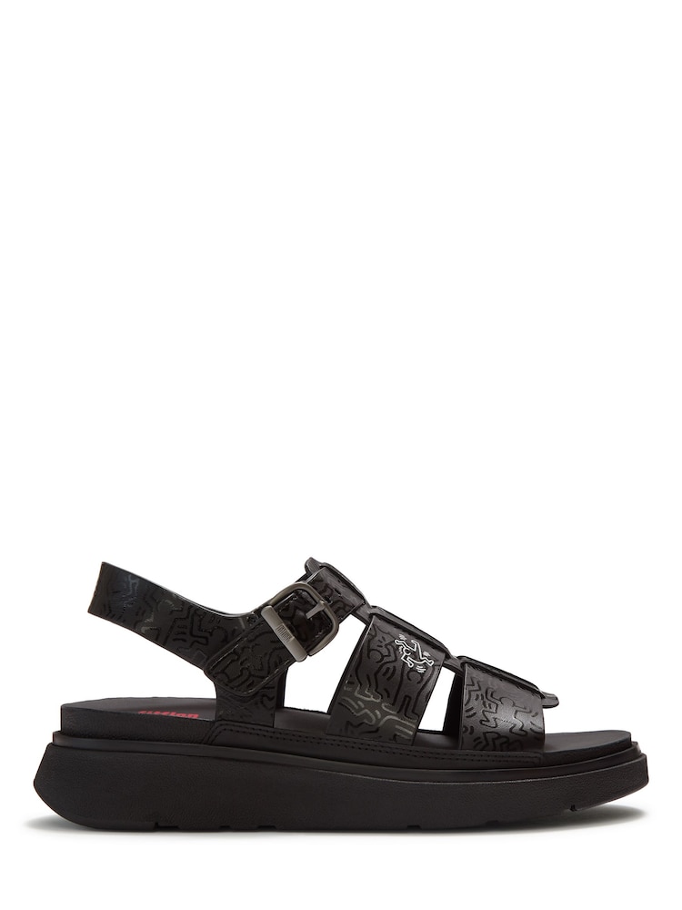 FitFlop Black Fitflop X Keith Haring Gen-Ff Fisherman Sandals - Image 1 of 4