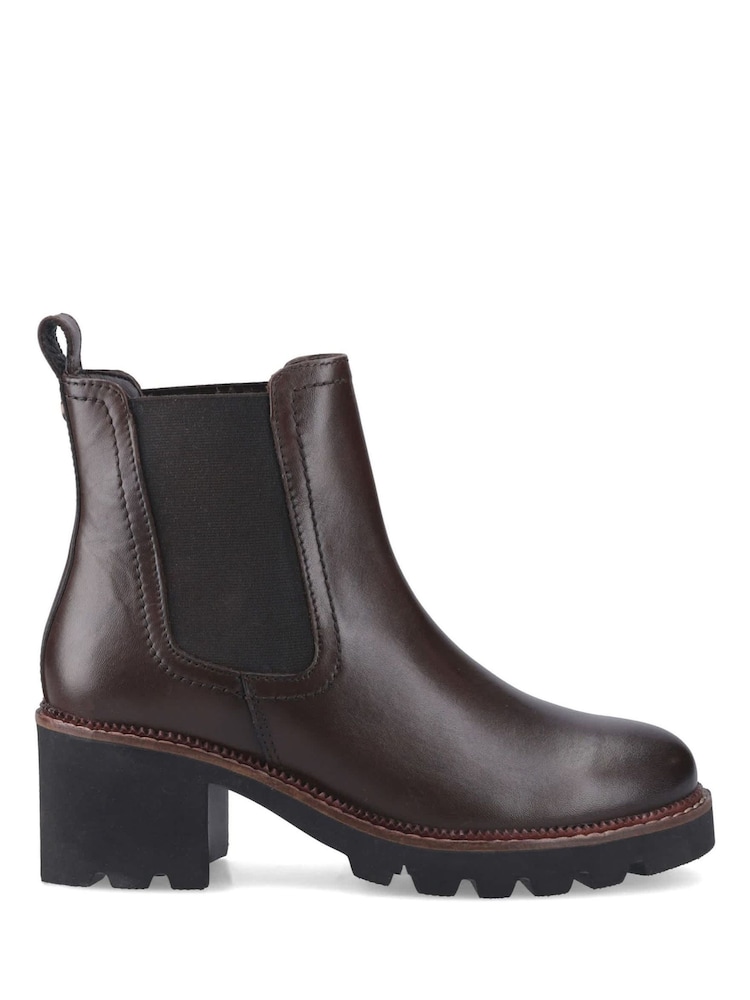 Hush Puppies Brown Gaia Chelsea Boots - Image 1 of 5 Hush Puppies Brown Gaia Chelsea Boots - Image 1 of 5