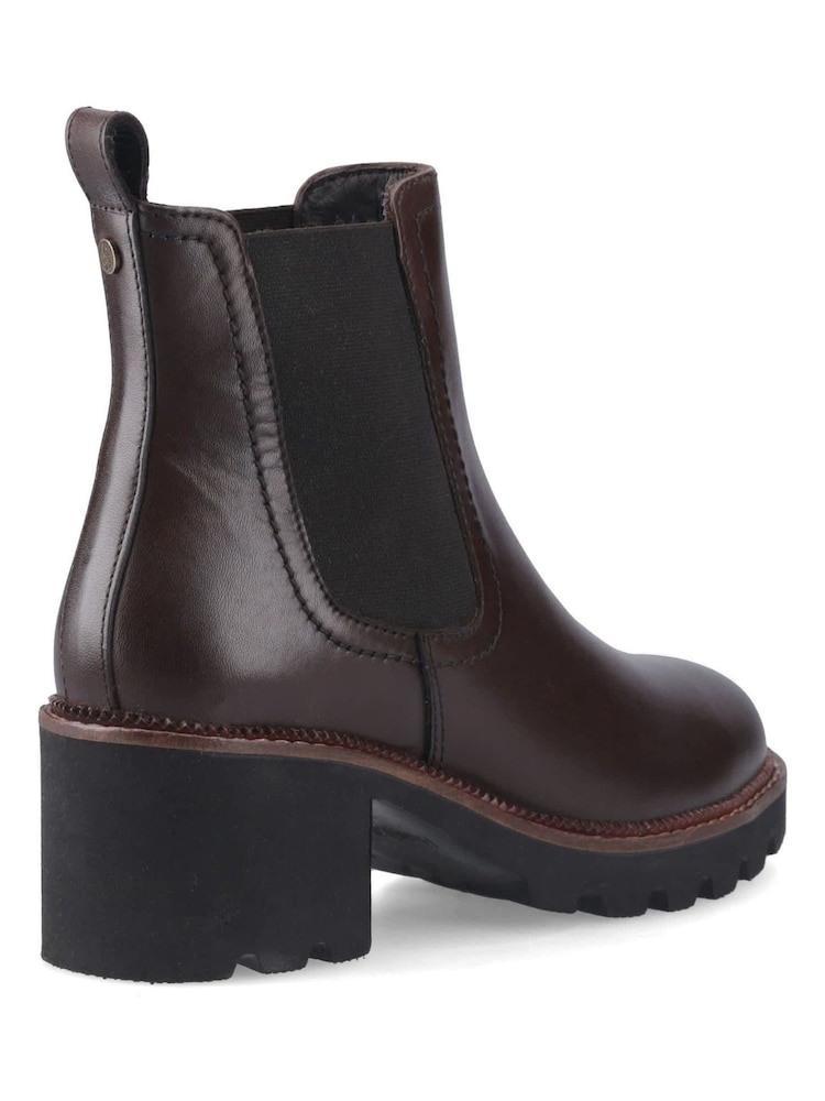 Hush Puppies Brown Gaia Chelsea Boots - Image 2 of 5 Hush Puppies Brown Gaia Chelsea Boots - Image 2 of 5