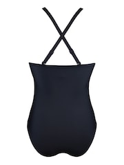Pour Moi Black Beach Bound High Neck Swimsuit - Image 4 of 4