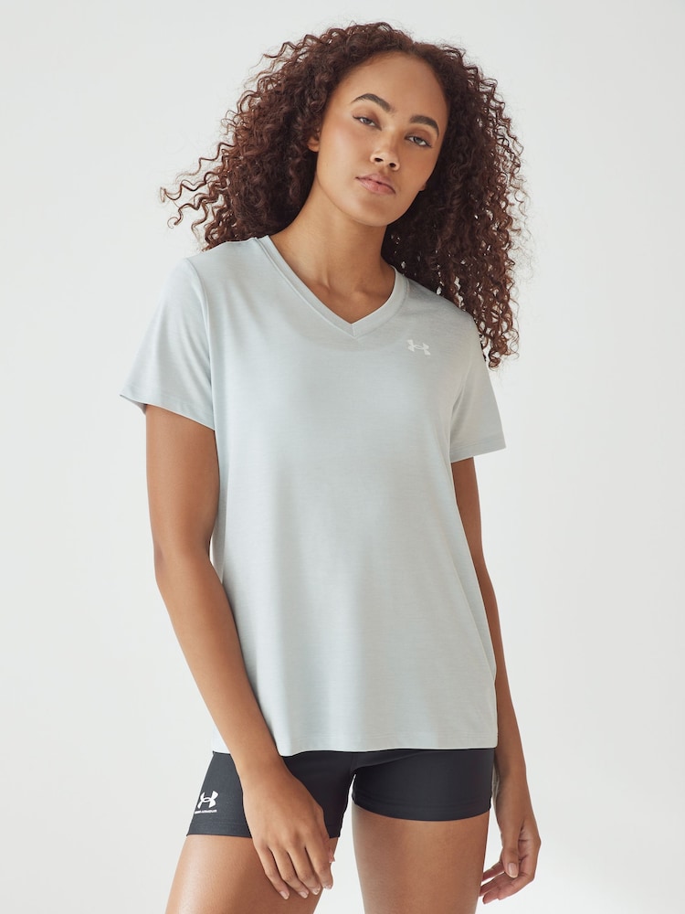 Under Armour Grey Tech V-Neck T-Shirt - Image 1 of 7