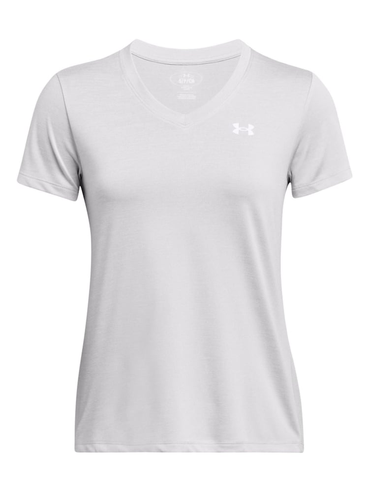 Grijs - Under Armour tech T-shirt met V-hals - Image 6 of 7