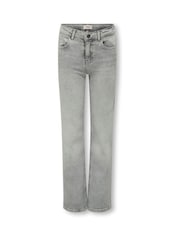 ONLY KIDS Grey Juicy High Waist Wide Leg Jeans With Comfort Stretch - Image 1 of 4
