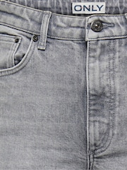 ONLY KIDS Grey Juicy High Waist Wide Leg Jeans With Comfort Stretch - Image 3 of 4