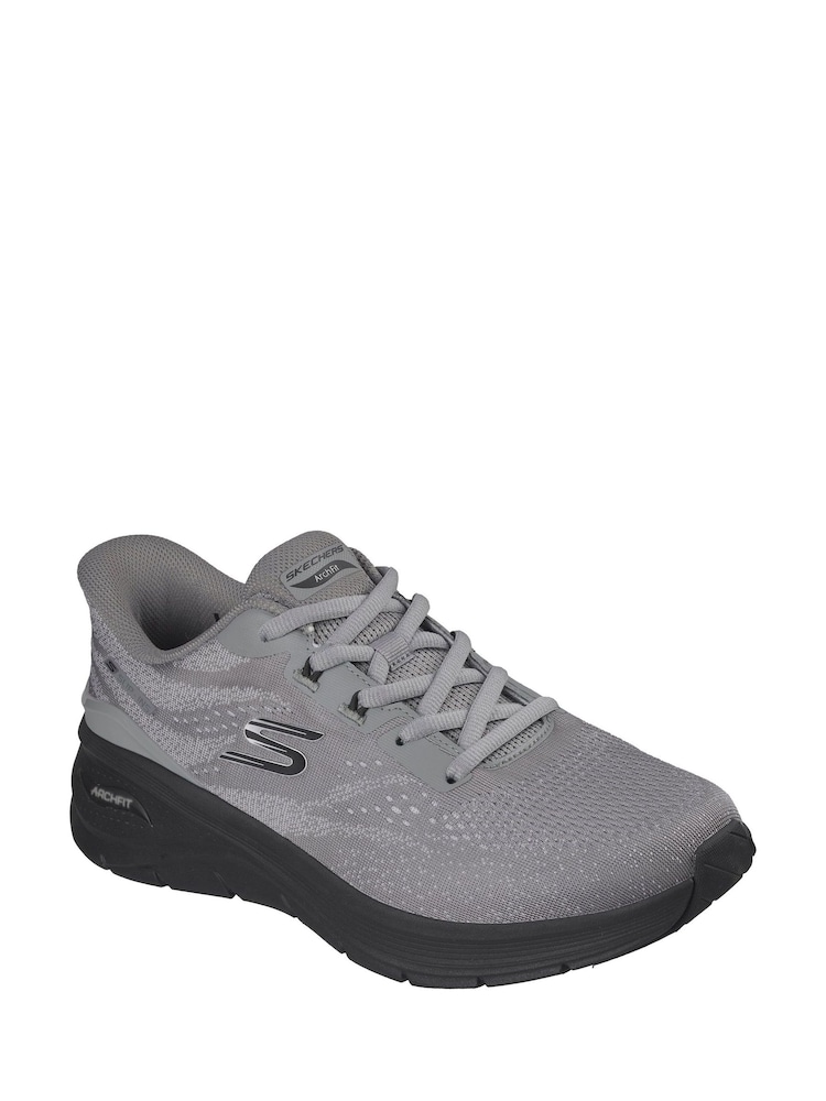 Skechers Grey/Black Arch Fit 3.0 Trainers - Image 1 of 3 Skechers Grey/Black Arch Fit 3.0 Trainers - Image 1 of 3