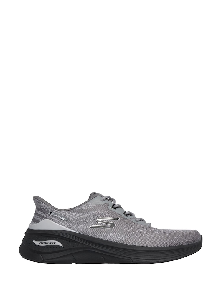Skechers Grey/Black Arch Fit 3.0 Trainers - Image 2 of 3 Skechers Grey/Black Arch Fit 3.0 Trainers - Image 2 of 3