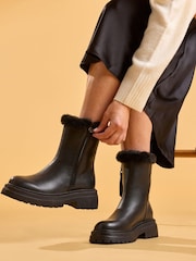 Hush Puppies Black Rosalind Boots - Image 2 of 7
