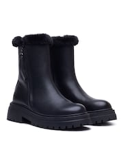 Hush Puppies Black Rosalind Boots - Image 5 of 7