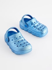 Blau-Metallic - Clogs - Bild 4 von 8