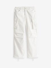 Good American White Baggy Cargo Trousers - Image 7 of 7