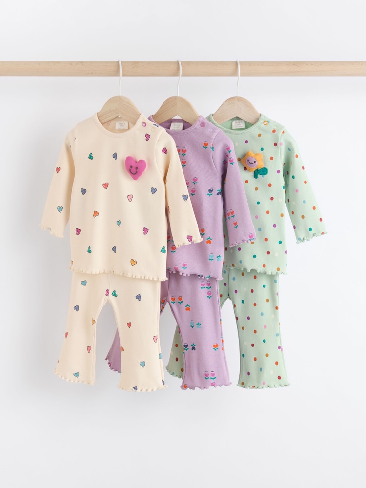 Lila/Blau mit Charakter-Motiv - Baby Langarm-Oberteil und Leggings, 6-teiliges Set (0 Monate bis 3 Jahre) - Bild 1 von 14 Lila/Blau mit Charakter-Motiv - Baby Langarm-Oberteil und Leggings, 6-teiliges Set (0 Monate bis 3 Jahre) - Bild 1 von 14