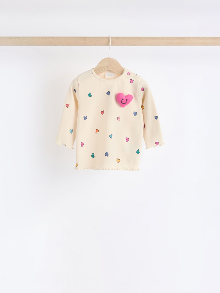 Pourpre lilas/caractère bleu - Ensemble 6 pièces haut à manches longues et legging bébé (0mois-3ans) - Image 3 of 14
