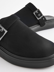 Black Forever Comfort® Sling Back Buckle Clogs - Image 6 of 8