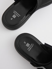 Black Forever Comfort® Sling Back Buckle Clogs - Image 7 of 8