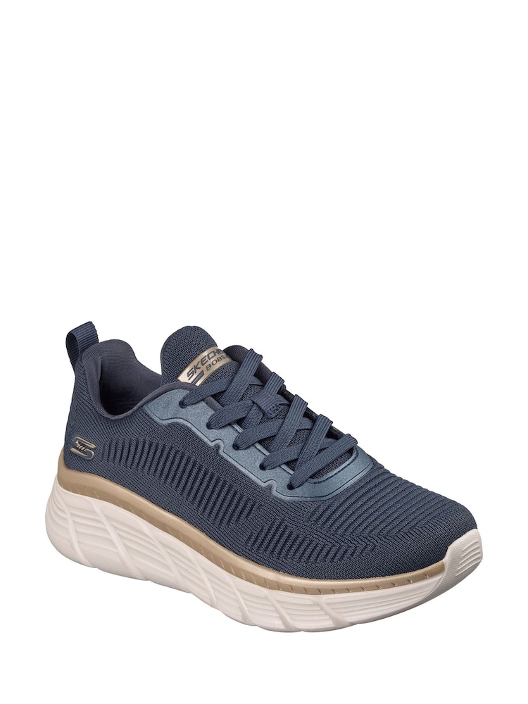Skechers Blue Bobs B Flex Hi Flying Trainers - Image 1 of 3 Skechers Blue Bobs B Flex Hi Flying Trainers - Image 1 of 3