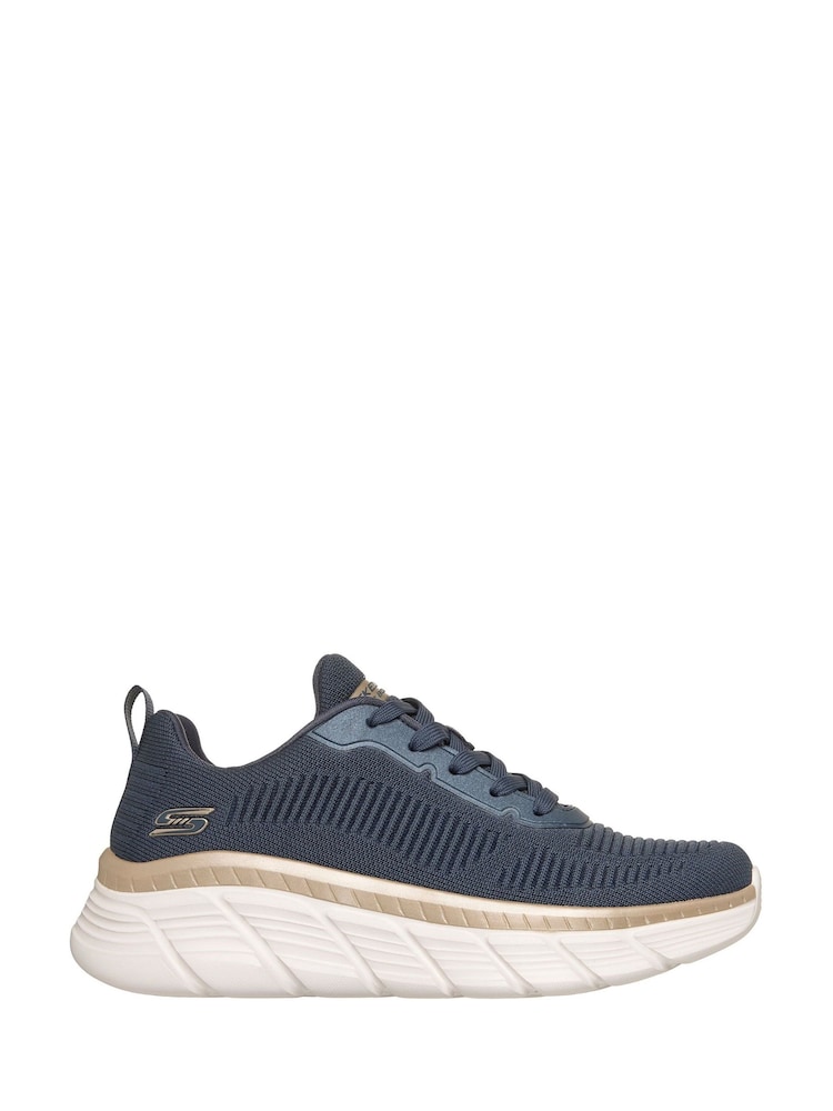 Skechers Blue Bobs B Flex Hi Flying Trainers - Image 2 of 3 Skechers Blue Bobs B Flex Hi Flying Trainers - Image 2 of 3