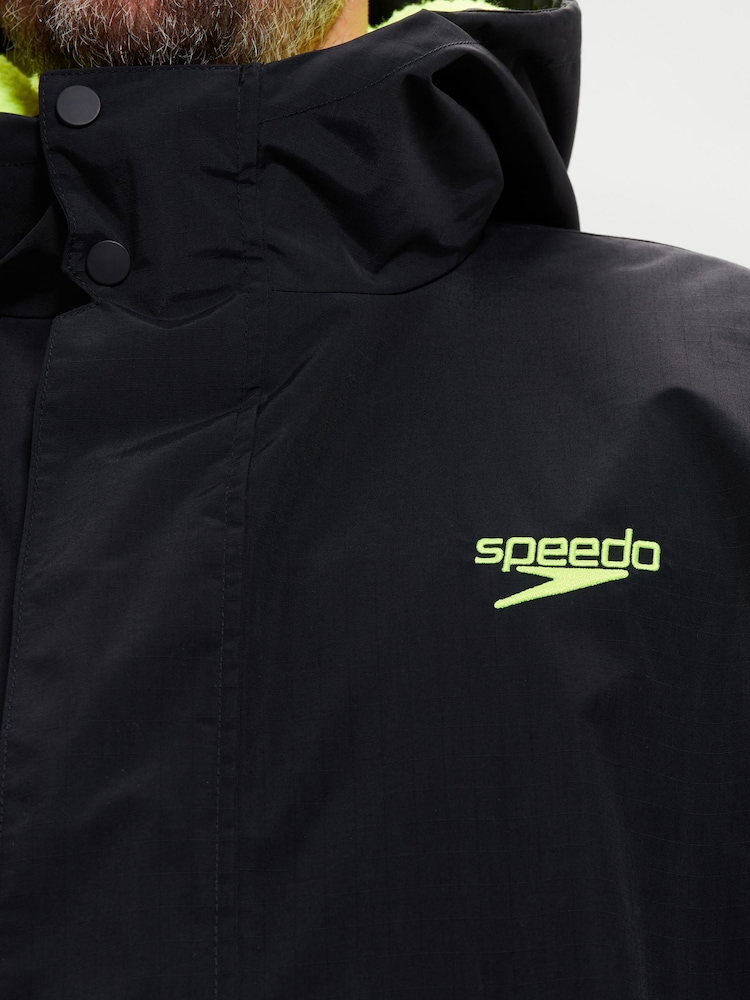 Speedo Black/Lime Green Mens Changing Robe - Image 4 of 8