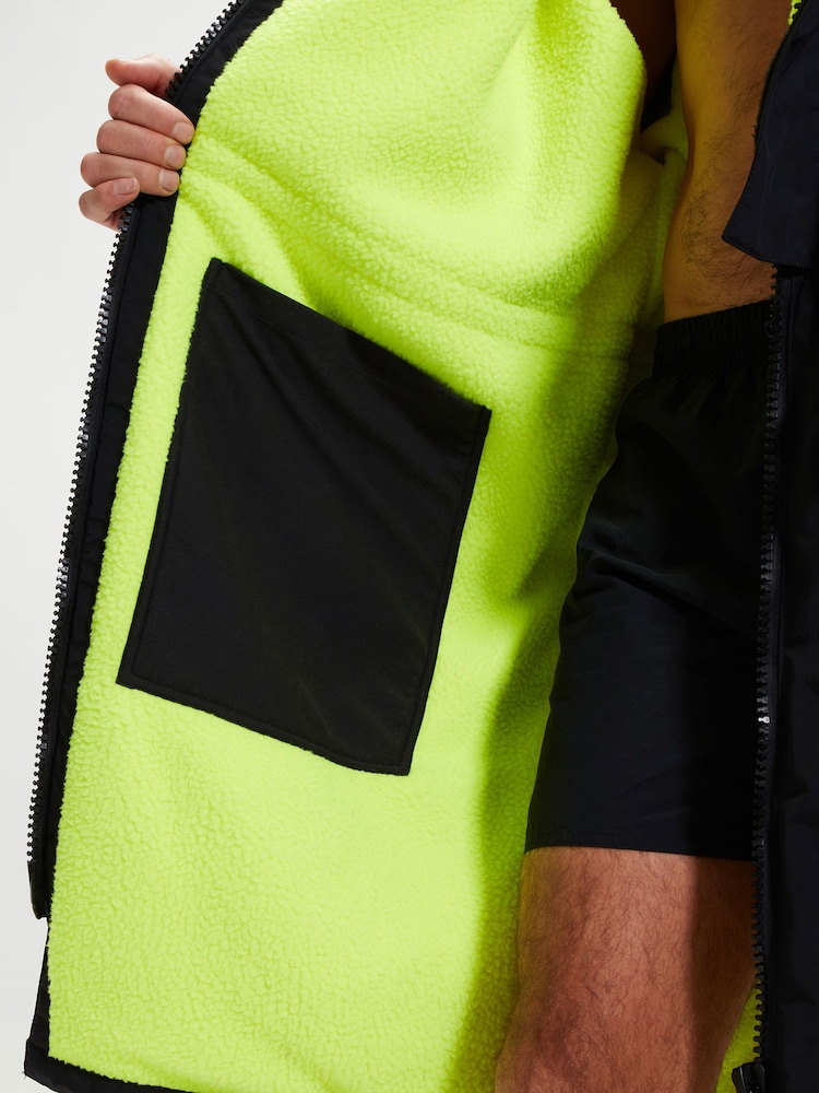 Speedo Black/Lime Green Mens Changing Robe - Image 6 of 8