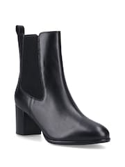 Hush Puppies Black Camellia Heeled Boots - Image 2 of 4