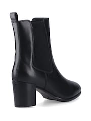 Hush Puppies Black Camellia Heeled Boots - Image 3 of 4