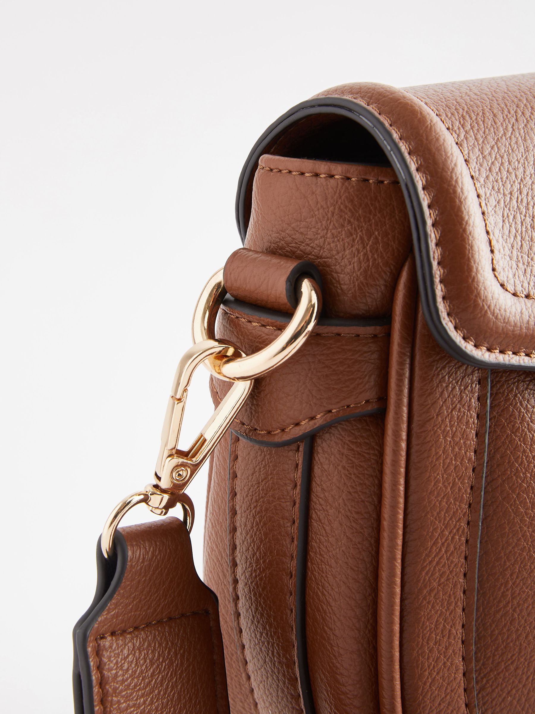 Buy Tan Brown Casual Flap Over Cross Body Bag from Next Luxembourg