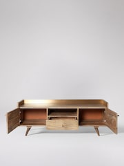 Swoon Light Brown Fresco Mango Wood Wide TV Unit, Up to 43 inch - Image 3 of 5