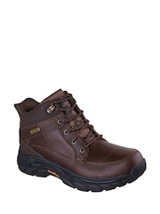 Skechers Red Respected 2.0 Orson Ankle Boots - Image 2 of 3