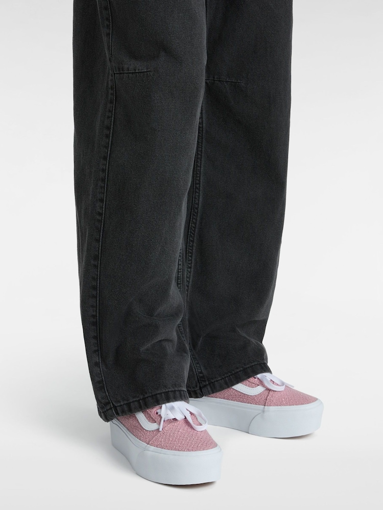 Vans Womens Pink Old Skool Stackform Trainers - Image 1 of 5
