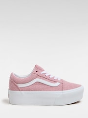 Vans Womens Pink Old Skool Stackform Trainers - Image 2 of 5