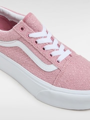 Vans Womens Pink Old Skool Stackform Trainers - Image 5 of 5