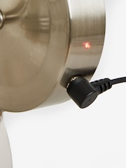 Brushed Chrome Gloucester Rechargeable Wireless Wall Light - Image 6 of 6