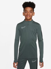 Nike Khaki Green Dri-FIT Academy Half Zip Training Drill Top - Image 1 of 4