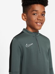 Nike Khaki Green Dri-FIT Academy Half Zip Training Drill Top - Image 3 of 4