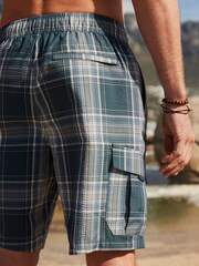 Blue Utility Swim Shorts - Image 5 of 11