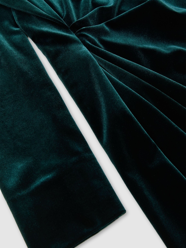 Reiss Perrie Velvet Draped Long-Sleeve Mini Dress - Bilde 8 av 8 Reiss Perrie Velvet Draped Long-Sleeve Mini Dress - Bilde 8 av 8