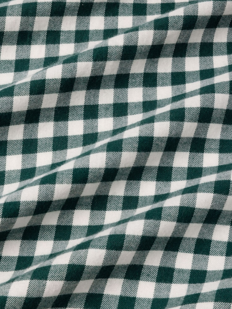 Chelsea Peers Green Cotton Gingham Tie Front Long Pyjamas Set - Image 8 of 8 Chelsea Peers Green Cotton Gingham Tie Front Long Pyjamas Set - Image 8 of 8