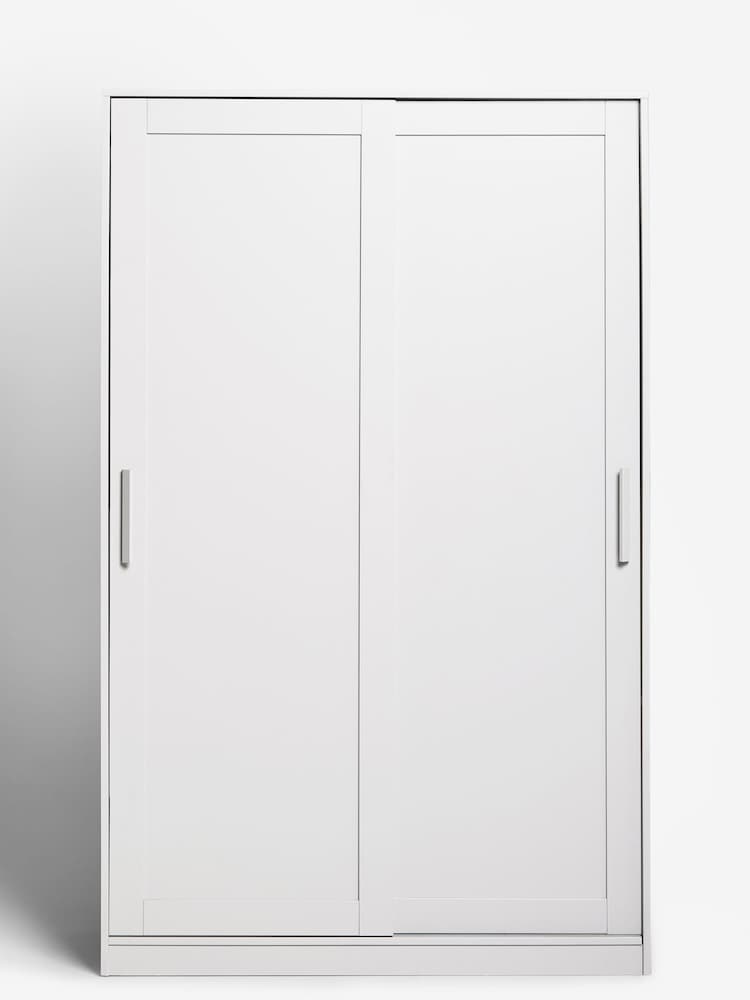 White Flynn 1.2m Sliding Wardrobe - Image 2 of 9