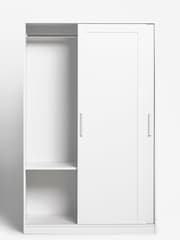 White Flynn 1.2m Sliding Wardrobe - Image 6 of 9