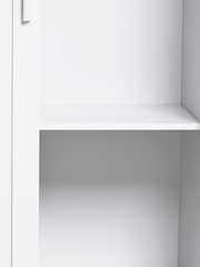 White Flynn 1.2m Sliding Wardrobe - Image 7 of 9