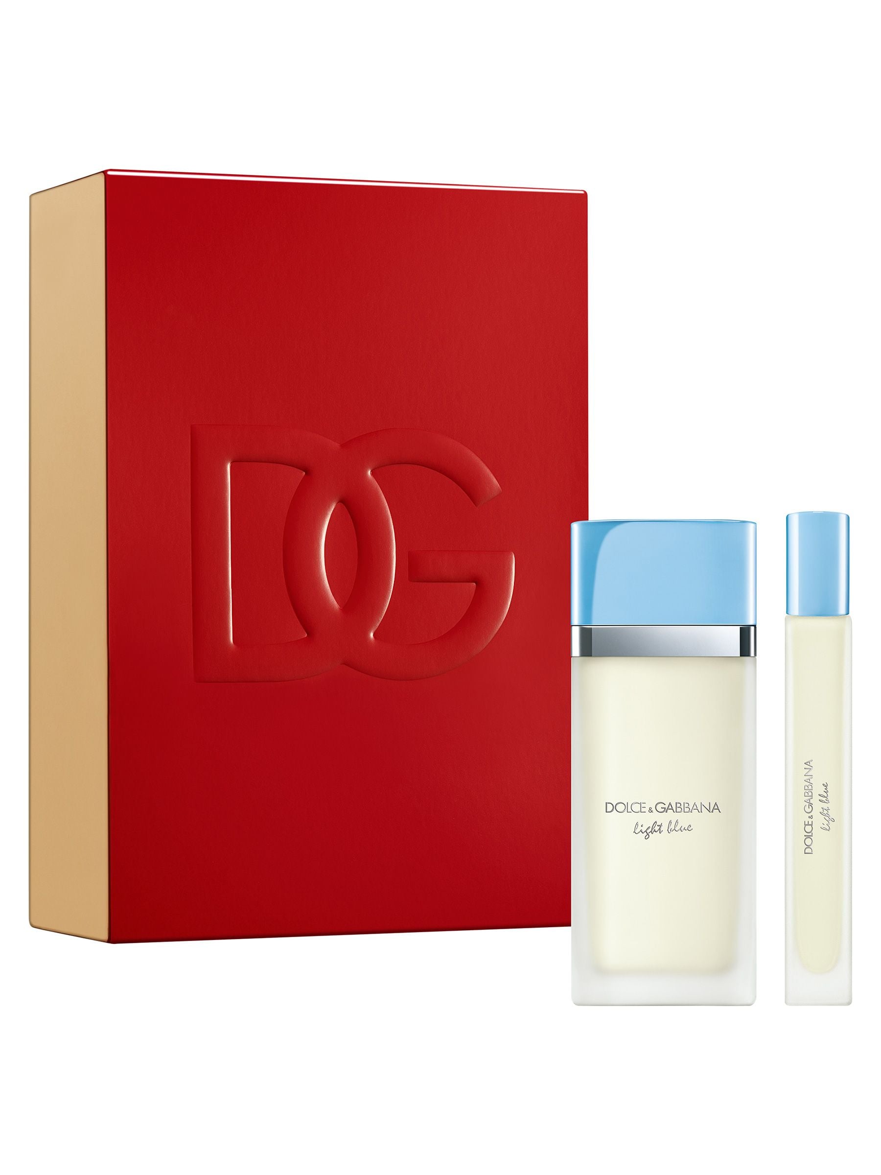 Dolce & Gabbana Unisex Light/Blue Eau De Toilette 50Ml Gift Set (Worth Over £93)