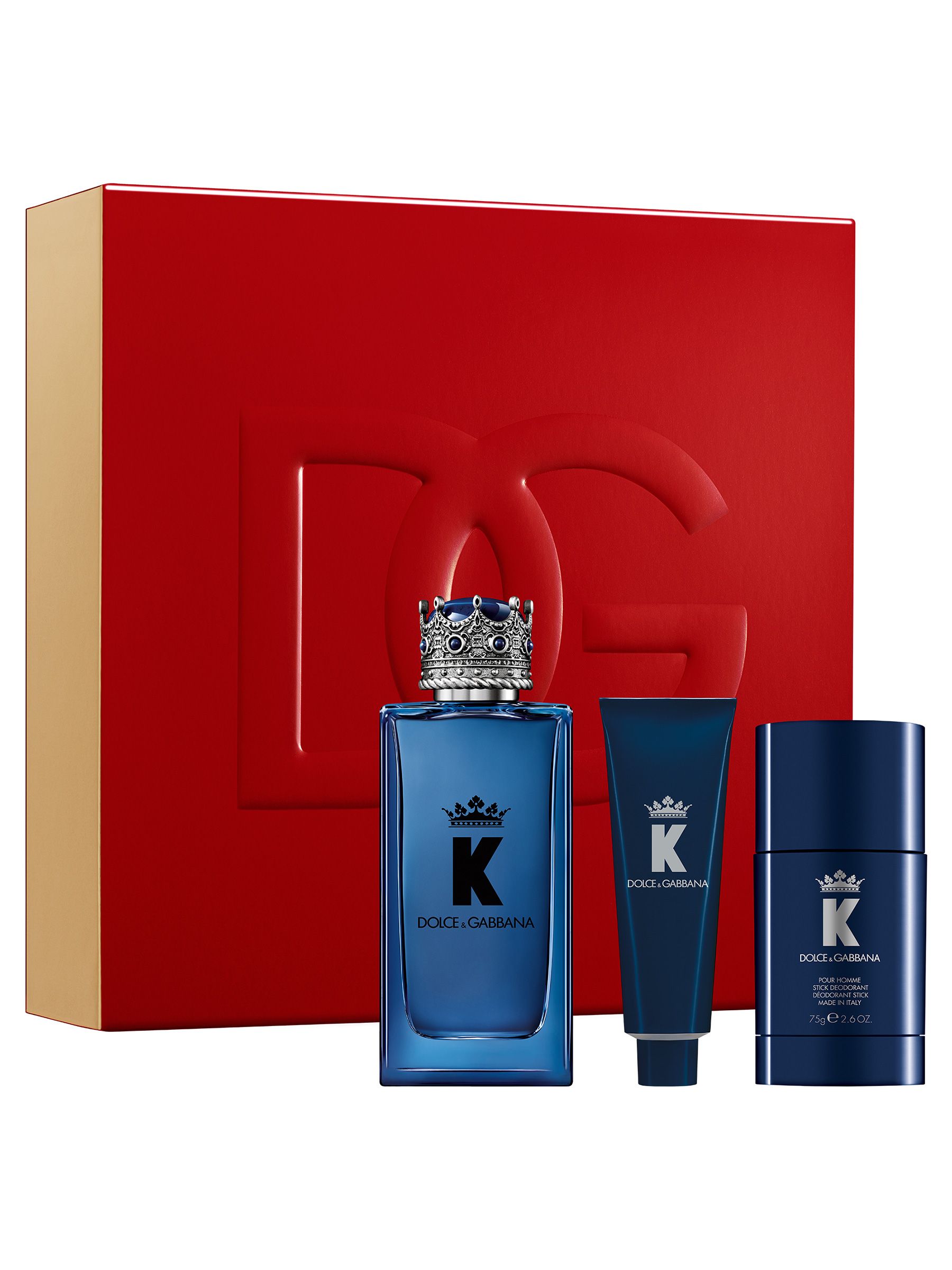 Dolce & Gabbana Unisex Red/Lavender K Pour Homme Eau De Parfum 100Ml Gift Set - Image 1