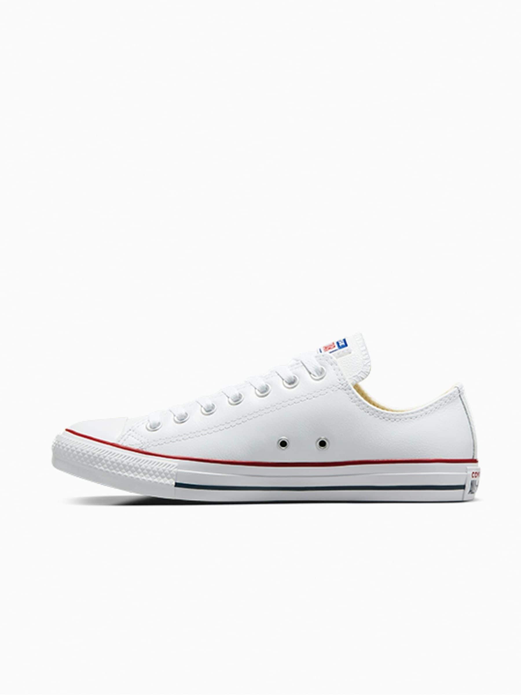Converse White Leather Ox Trainers