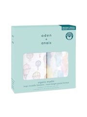 Aden + Anais aden+anais Pink Cotton Muslin Blankets 2 Pack - Изображение 1 из 4