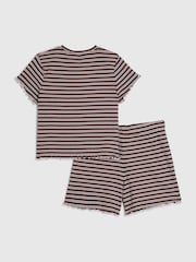 River Island Brown Striped Pyjamas Set - Image 2 of 5