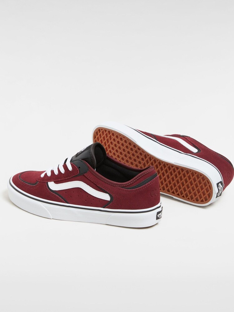 Vans Mens Red UA Rowley Classic Trainers - Image 3 of 4