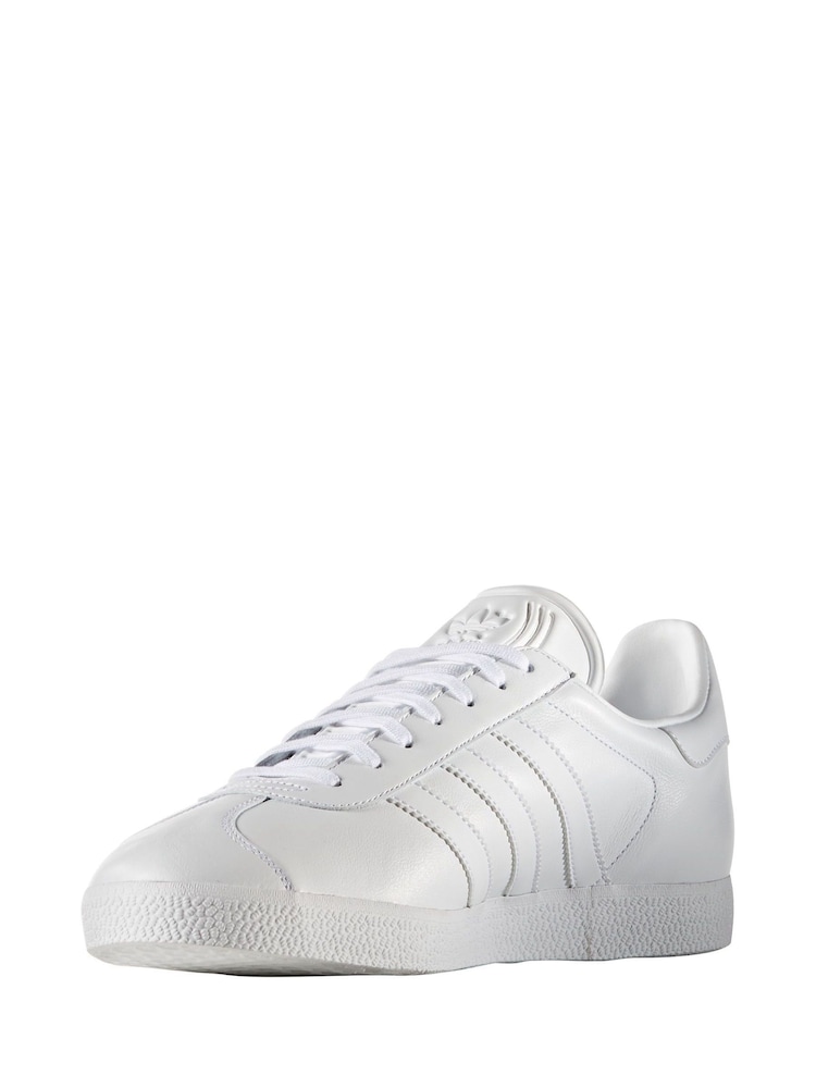 adidas Originals White Gazelle Trainers - Image 7 of 10