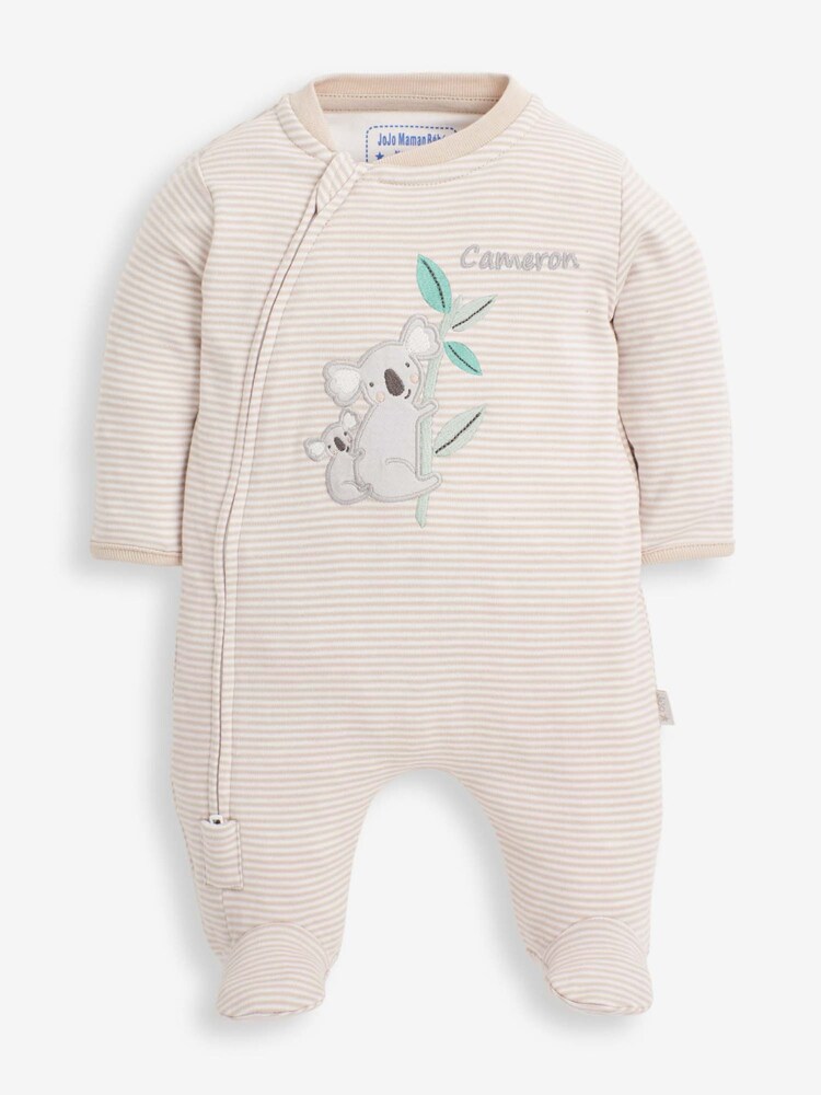 Jojo Mama Baby Baby Schlafanzug mit Koala-Applikation und Reißverschluss​​​​​​​ - Bild 1 von 2